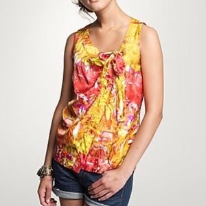 J CREW silk impressionist